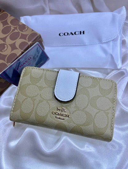 PORTE MONNAIE COACH FEMMES TAILLE MOYENNE