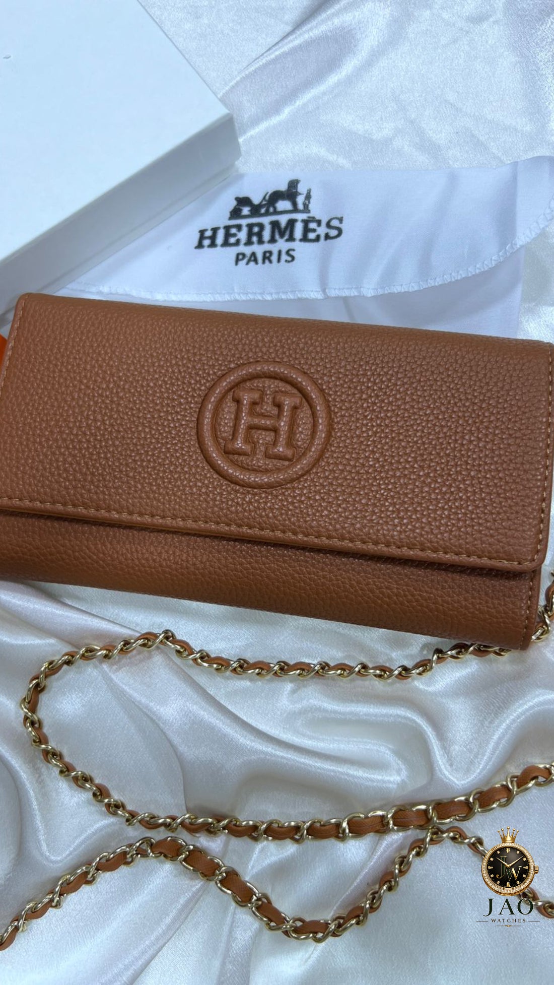 POCHETTE HERMES AVEC BANDOULIÈRE FEMMES
