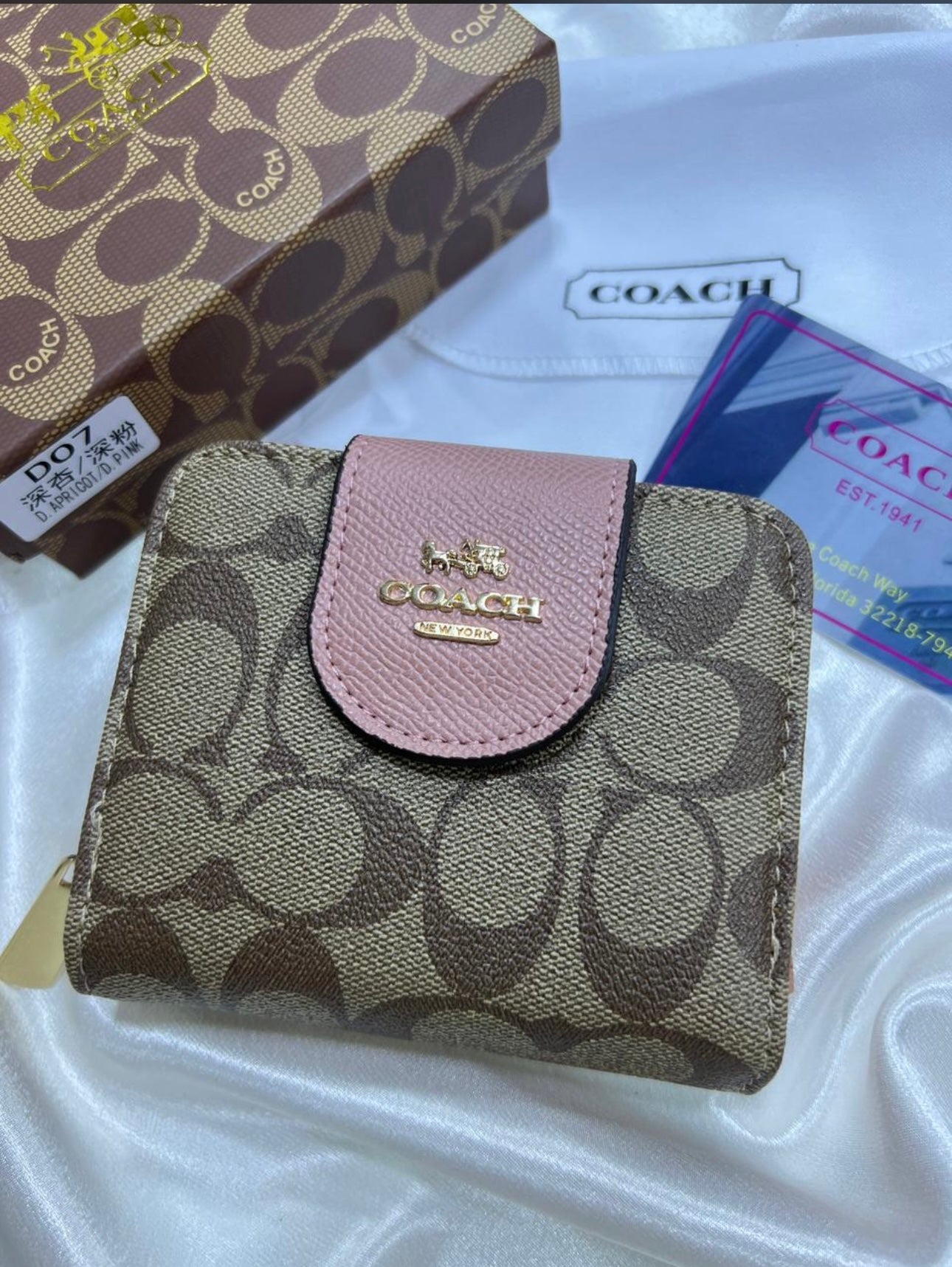 PORTE MONNAIE COACH FEMMES