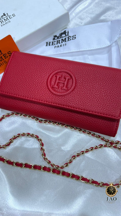 POCHETTE HERMES AVEC BANDOULIÈRE FEMMES
