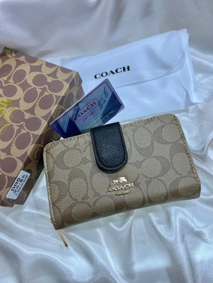 PORTE MONNAIE COACH FEMMES TAILLE MOYENNE