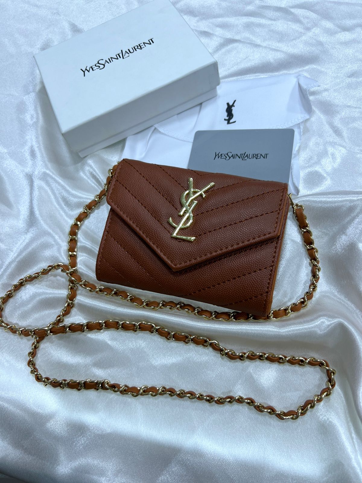 POCHETTE YSL PETITE TAILLE AVEC BANDOULIÈRE FEMMES