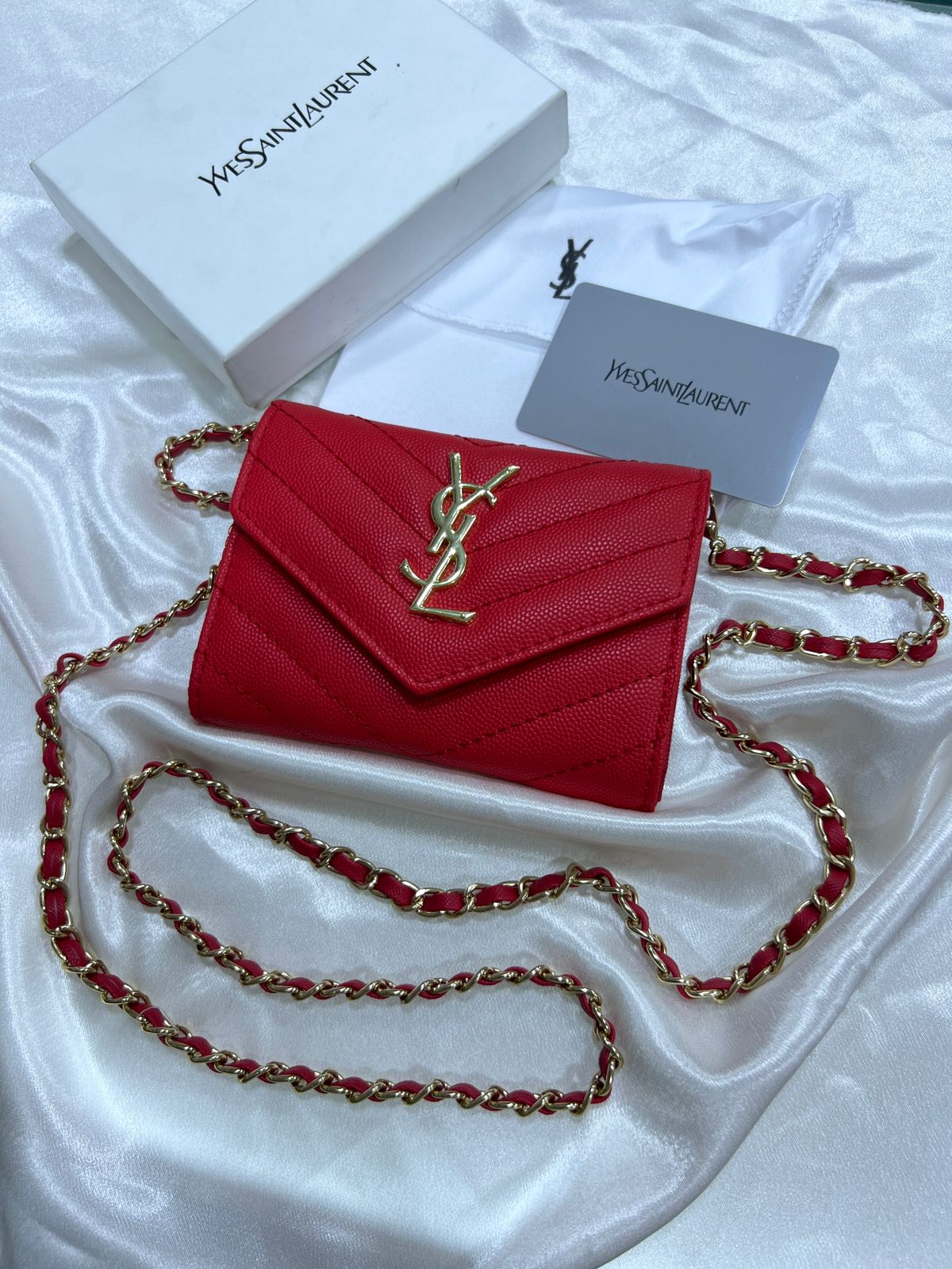 POCHETTE YSL PETITE TAILLE AVEC BANDOULIÈRE FEMMES