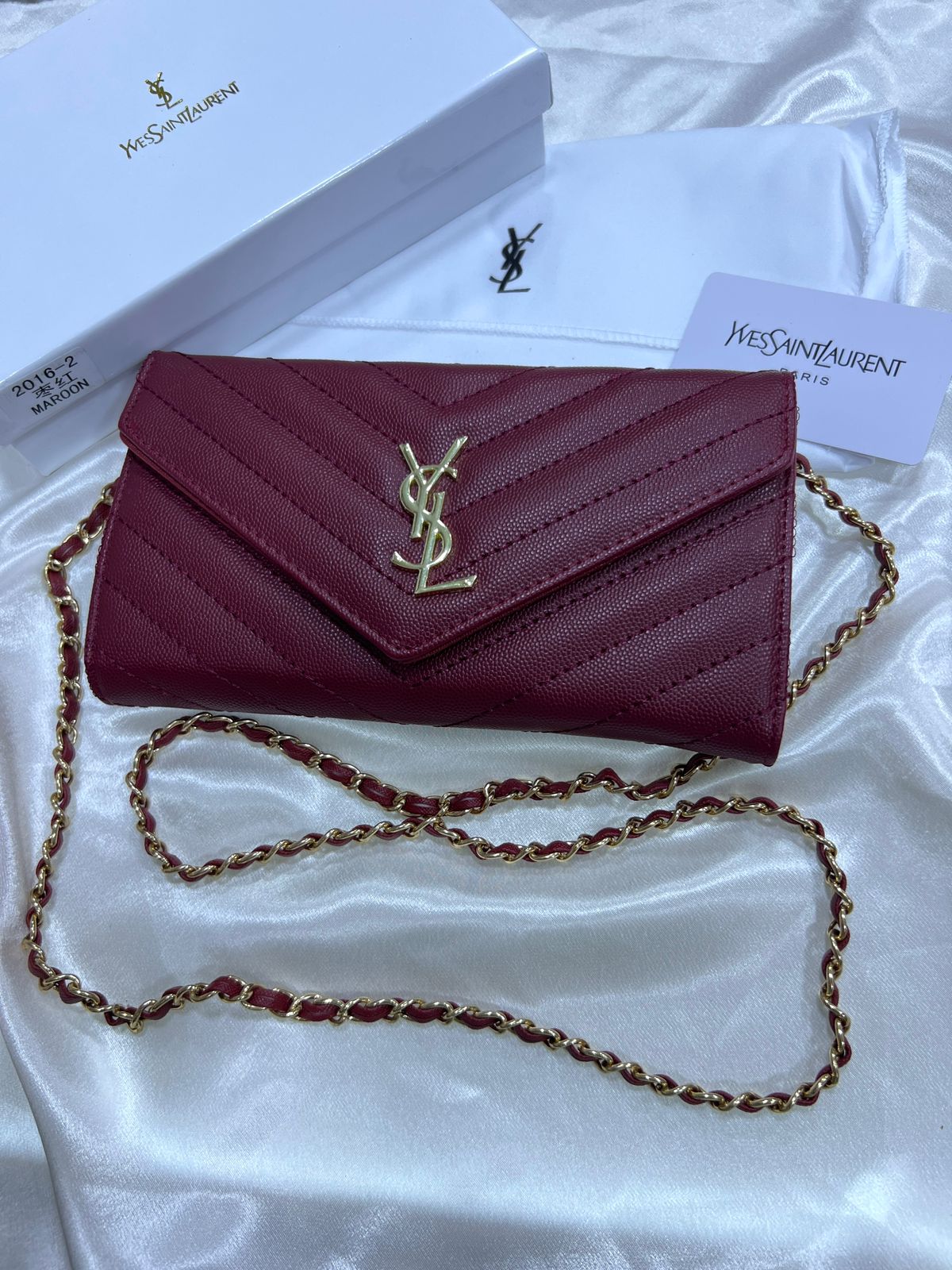POCHETTE YSL AVEC BANDOULIÈRE FEMMES